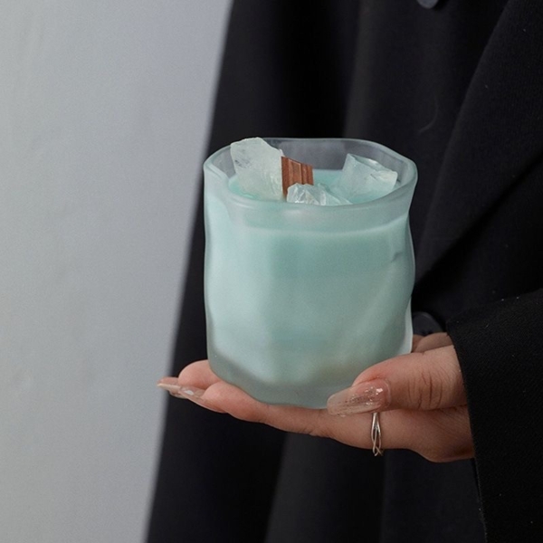 磨砂晶石香薰香氛蠟燭
