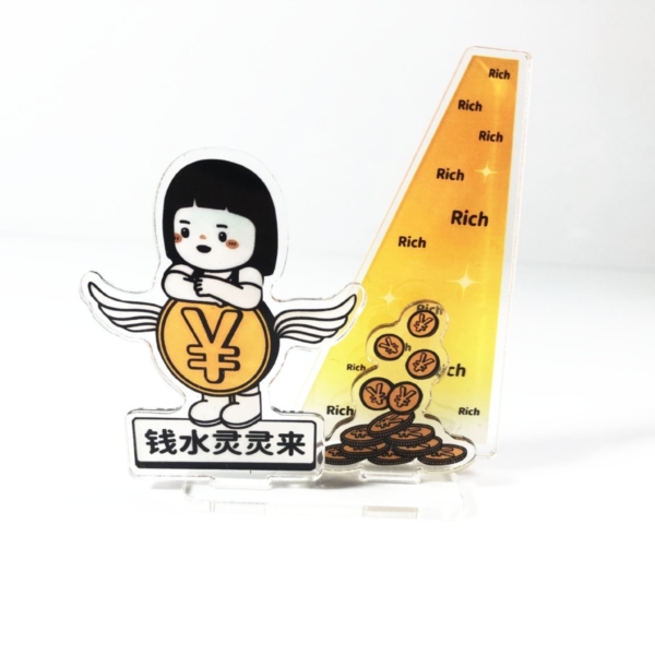 打工人搞怪桌面立牌擺件｜趣味文字壓克力立牌 上班族療癒裝飾