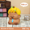 創意打工人卡皮巴拉擺件｜桌面療癒小物｜上班族可愛裝飾公仔禮物