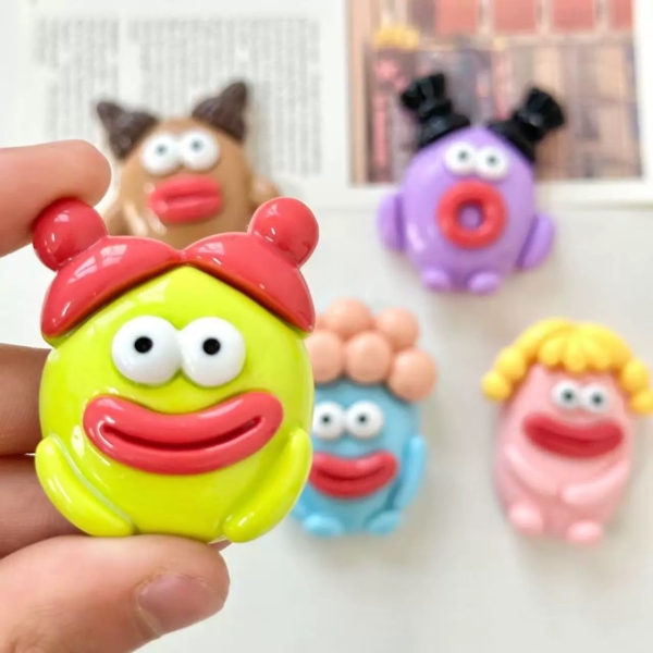 卡通搞怪大嘴巴磁吸冰箱貼