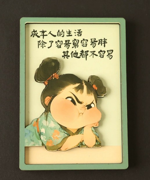 趣味搞怪文字冰箱貼磁鐵｜上班族療癒小物 立體造型貼 可愛創意文案磁貼 禮物裝飾品