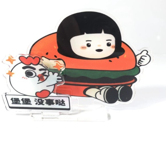 打工人搞怪桌面立牌擺件｜趣味文字壓克力立牌 上班族療癒裝飾