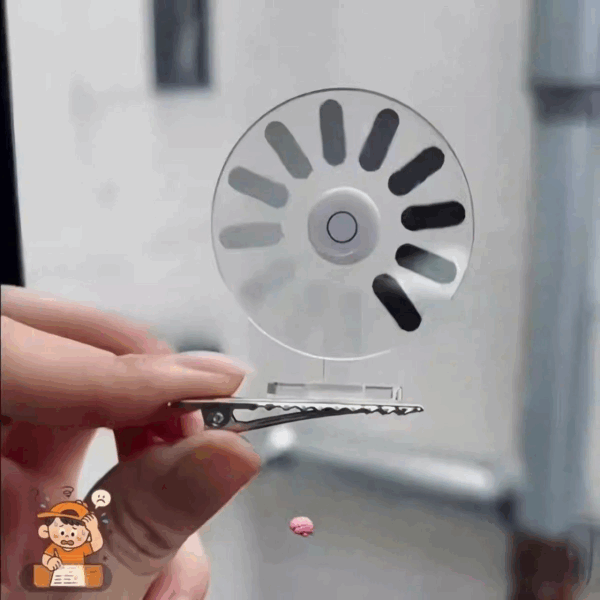 加載中旋轉髮夾｜Loading 進度條造型髮夾｜搞怪創意髮飾