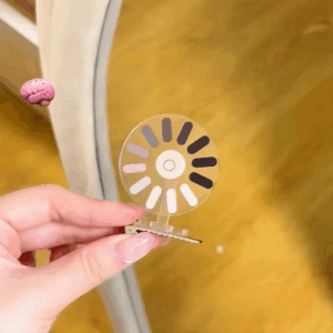 IMG_3146 加載中旋轉髮夾|Loading 進度條造型髮夾|搞怪創意髮飾