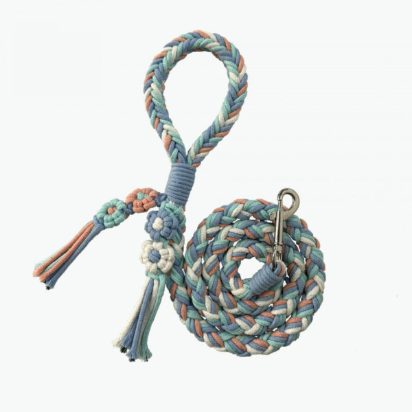 防沖爆頂級純棉編織寵物牽引繩