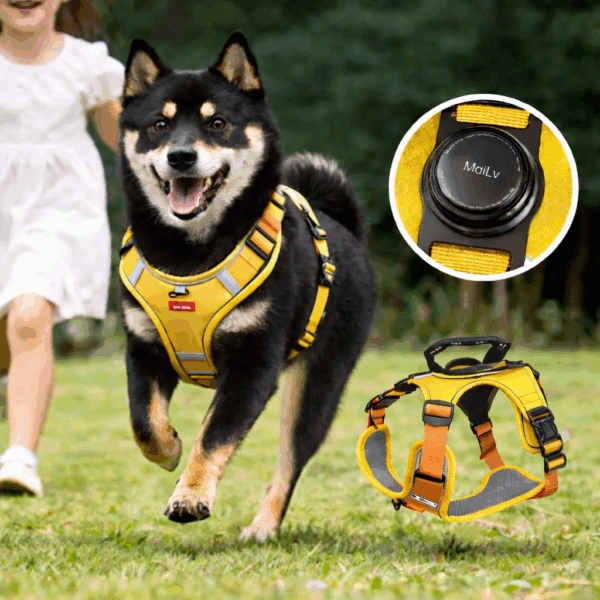狗狗防爆衝胸背帶(可裝定位器)